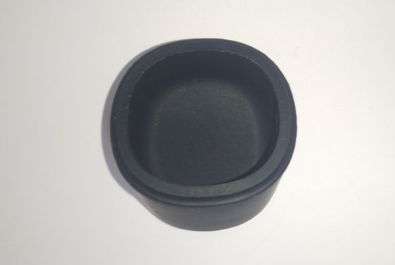 Douille en caoutchouc cylindrique 1*25mm de poignée de silicone de pièces noires en caoutchouc