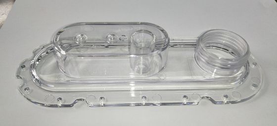 Pièces en plastique transparentes faites sur commande de base en plastique du moulage par injection PE/PP
