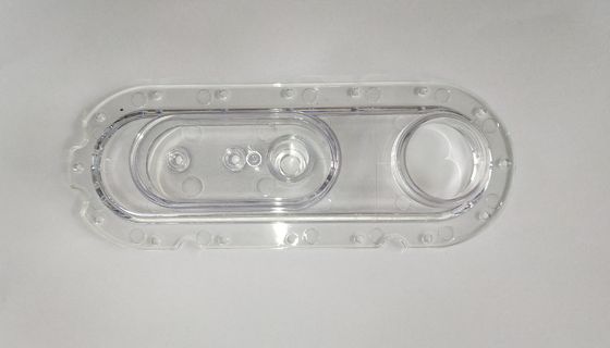 Pièces en plastique transparentes faites sur commande de base en plastique du moulage par injection PE/PP