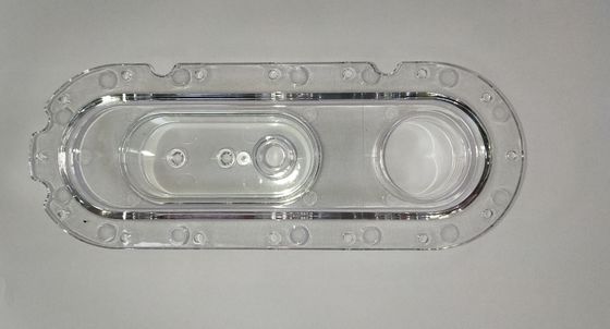 Pièces en plastique transparentes faites sur commande de base en plastique du moulage par injection PE/PP