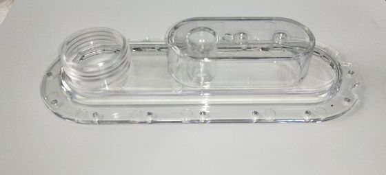 Pièces en plastique transparentes faites sur commande de base en plastique du moulage par injection PE/PP