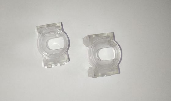 Les pièces transparentes de moulage par injection de PE de pp donnent à la galvanoplastie une consistance rugueuse polie