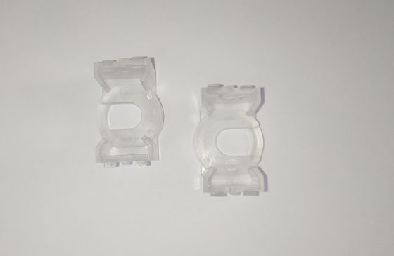 Les pièces transparentes de moulage par injection de PE de pp donnent à la galvanoplastie une consistance rugueuse polie