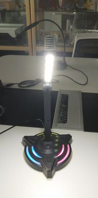 Rencontre sur ordinateur USB Full Karaoke Esports Microphone 2 Ajustement de lampe de table