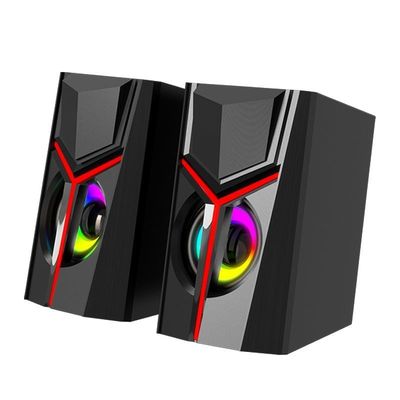 Subwoofers de bureau de petit volume superbe audio d'ordinateur portable d'USB d'orateur d'ordinateur de jeu de RVB