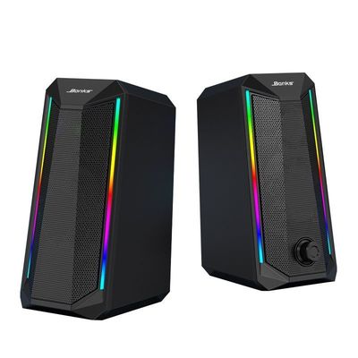 Subwoofers de bureau de petit volume superbe audio d'ordinateur portable d'USB d'orateur d'ordinateur de jeu de RVB