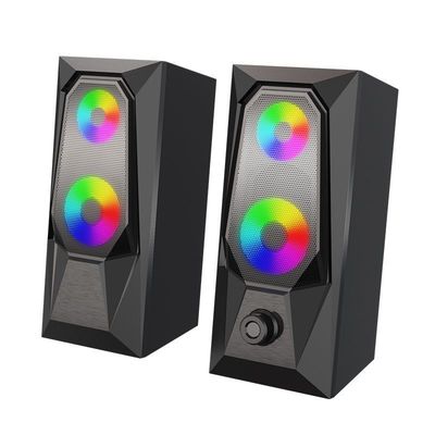 Subwoofers de bureau de petit volume superbe audio d'ordinateur portable d'USB d'orateur d'ordinateur de jeu de RVB