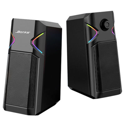 Subwoofers de bureau de petit volume superbe audio d'ordinateur portable d'USB d'orateur d'ordinateur de jeu de RVB