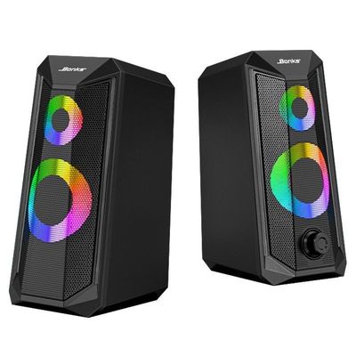 Subwoofers de bureau de petit volume superbe audio d'ordinateur portable d'USB d'orateur d'ordinateur de jeu de RVB