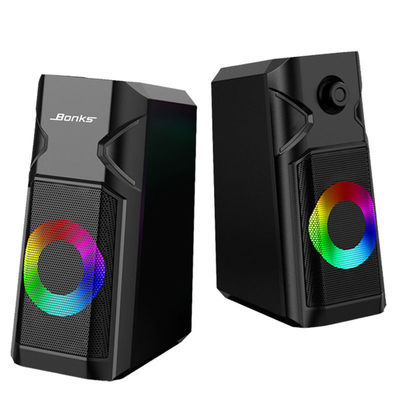 Subwoofers de bureau de petit volume superbe audio d'ordinateur portable d'USB d'orateur d'ordinateur de jeu de RVB